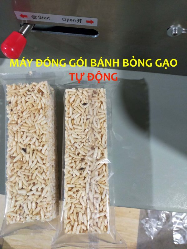 May dong goi banh bong gao tu dong